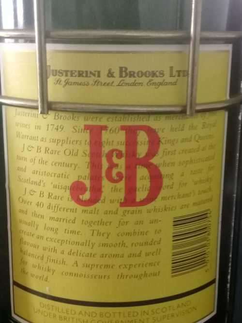 J&B whisky 3L