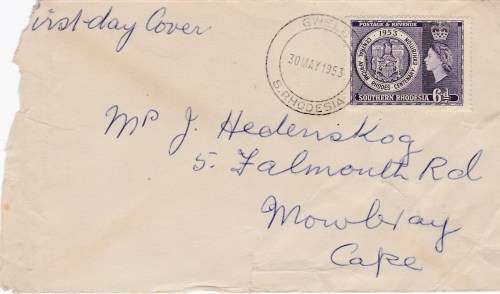 6D CENTRAL AFRICAN RHODES CENTENARY EXHIBITION 1953