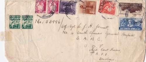 1941 WAR EFFORT 7 OF 8 FROM COLLECTION ON ENVELOPE