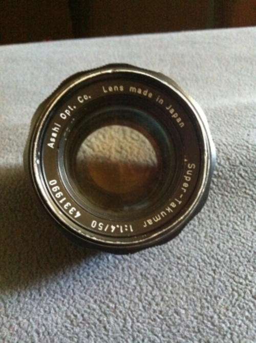 Asahi Pentax 50mm f1.4 lens