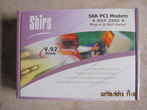 56K PCI MODEM.