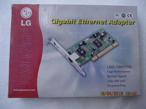 LG GIGABIT ETHERNET ADAPTER -PCI.