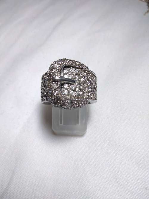 Interesting Sterling silver ring