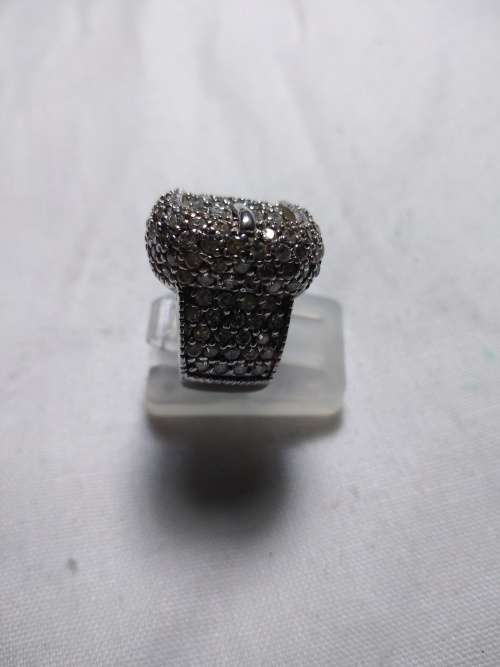 Interesting Sterling silver ring