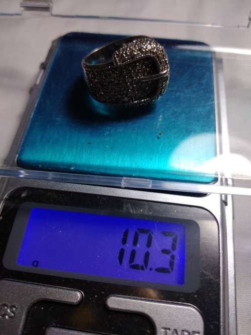 Interesting Sterling silver ring