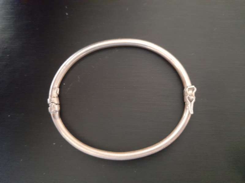 Sterling Silver Bangle # Italy