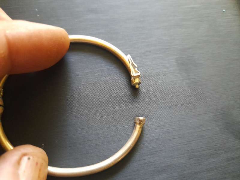 Sterling Silver Bangle # Italy