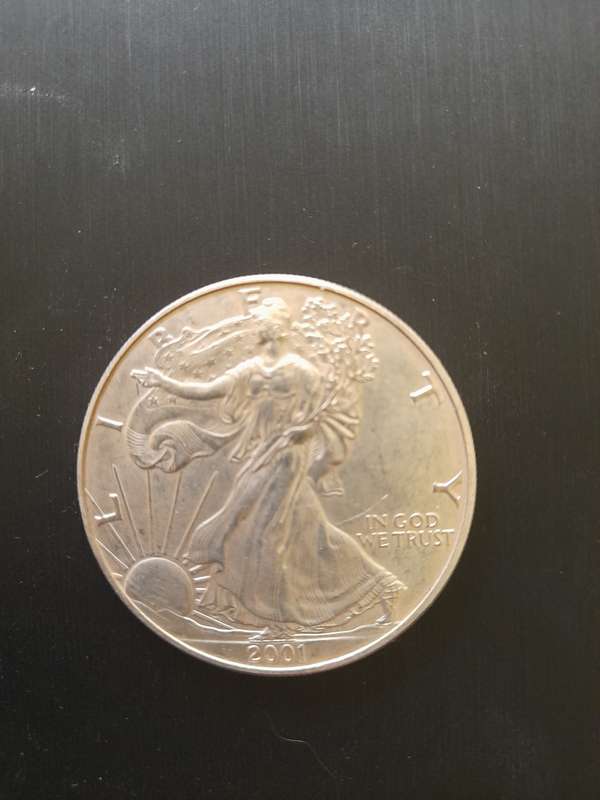 2001 USA 1 Oz Fine Silver