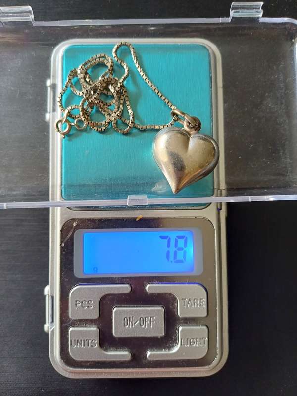 Beautiful Sterling Silver Heart Necklace