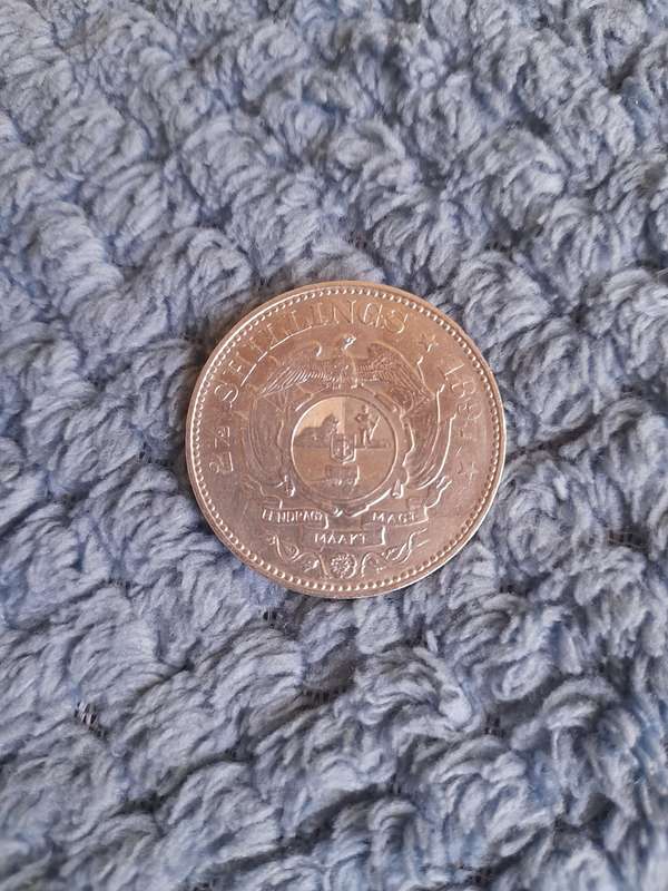 ZAR 1897 2 1/2 Shilling