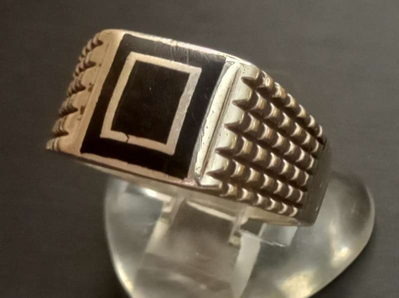 Man Sterling Silver Ring