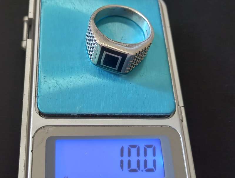Man Sterling Silver Ring