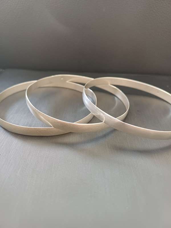 Lot Sterling Silver Bangles