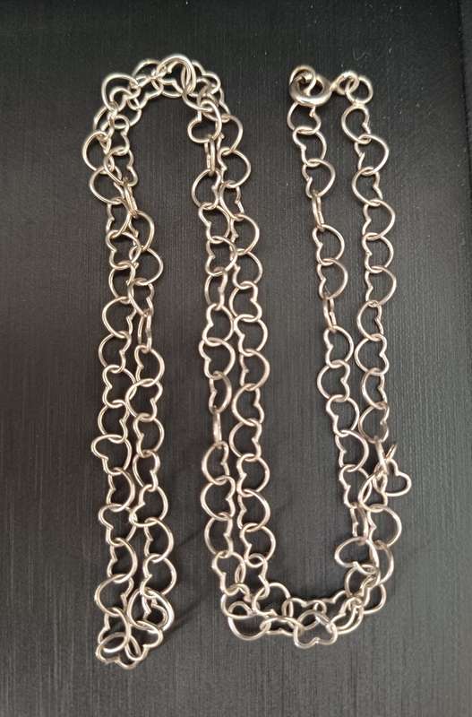 Lot of 5 Sterling silver necklaces
