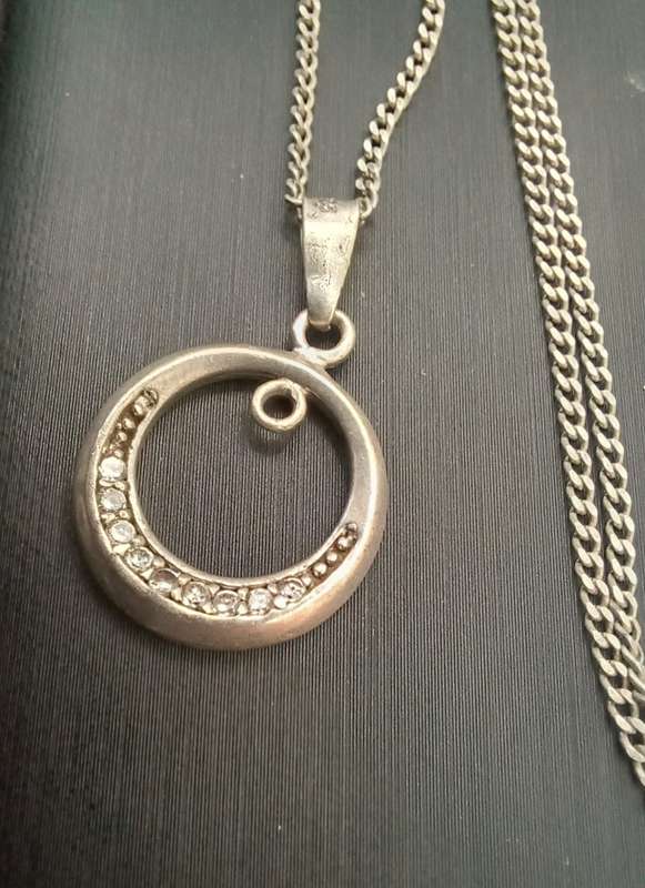Lot of 5 Sterling silver necklaces