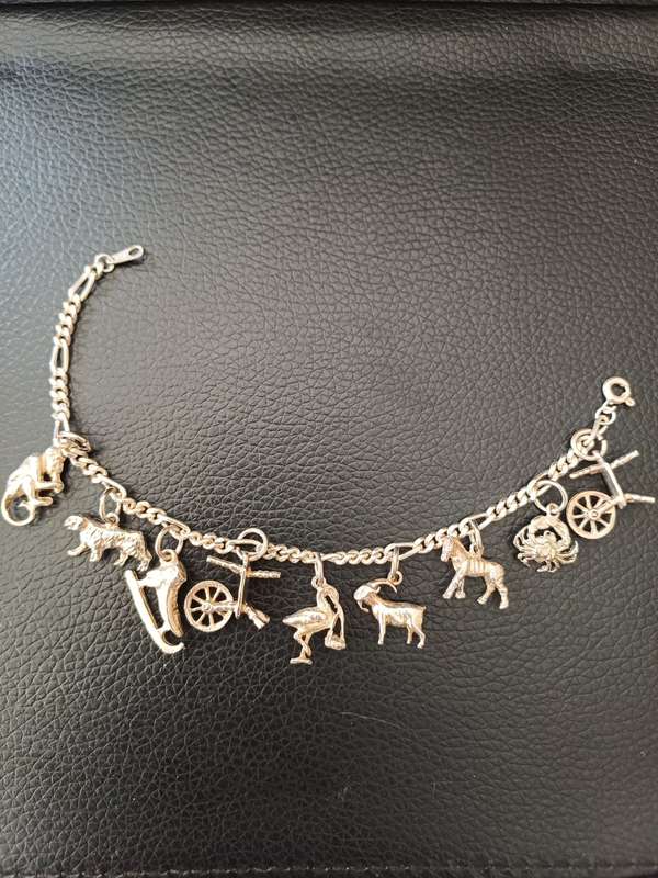 Sterling Silver Charm Bracelet