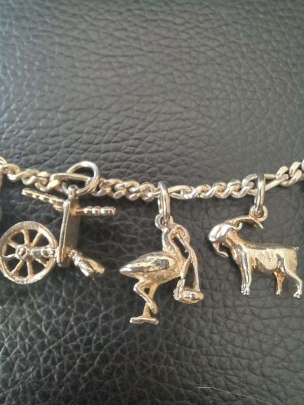 Sterling Silver Charm Bracelet