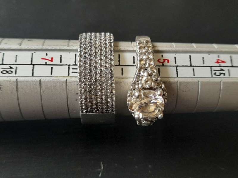 Lot of 5 Sterling Silver Rings /1/