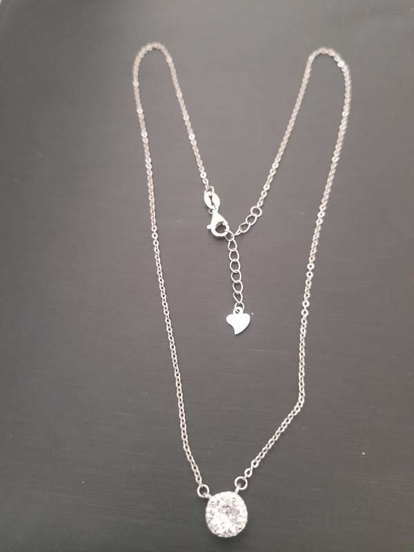 Beautiful .925 Necklace & Earrings Set