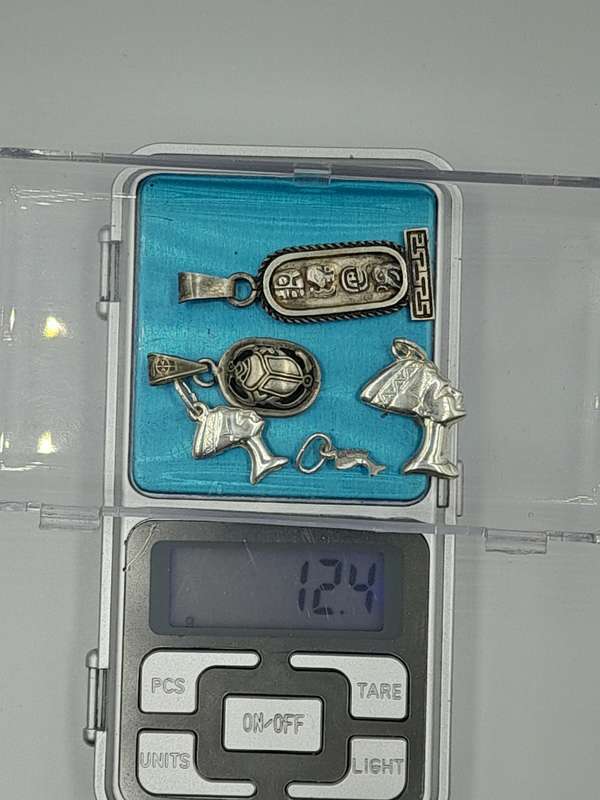 Egyptian motive Sterling Silver Pendants