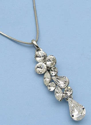 Beautiful, 100% crystal necklace.