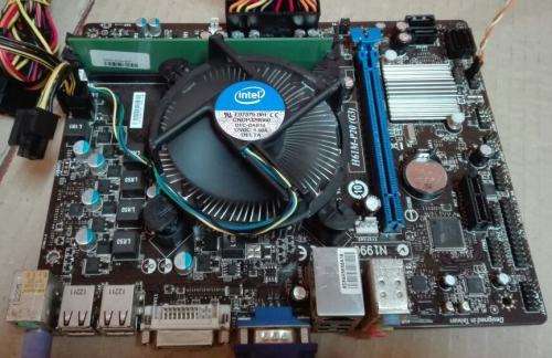 MSI - H61M-P20 (G3) Motherboard + G470 CPU @ 2.00GHz + Fan & Heatsink !!!