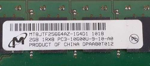 Lenovo 2GB DDR3 Desktop Memory - Tested - Working 100 - Bid per Module