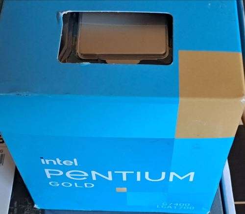 12th Gen - ASUS Prime H610M -K -D4 MB + Intel Pentium Gold G7400 CPU + 8GB DDR4 Transcend RAM - NEW!
