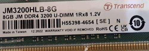 12th Gen - ASUS Prime H610M -K -D4 MB + Intel Pentium Gold G7400 CPU + 8GB DDR4 Transcend RAM - NEW!
