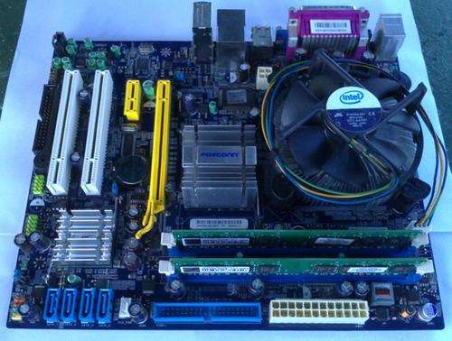 Foxconn N15235 Motherboard + 2 x 1GB Transcend DDR2 800 Dimms + Dual-core E2180 - 2.00GHz Processor!