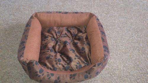 Brown Dog Bed Small 40cm