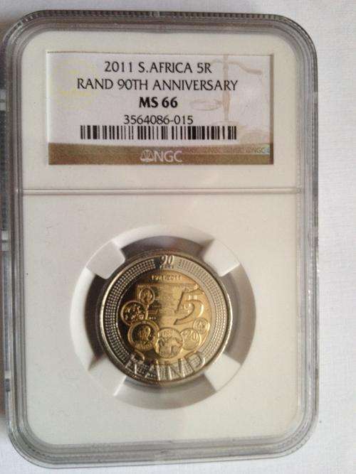 30 x Mandela - 2011 SARB 90th Anniversary R5 NGC MS66