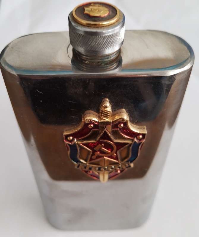 KGB Vodka Flask