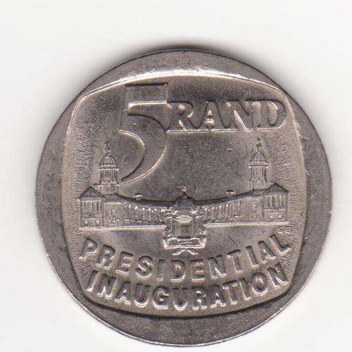 1994 Presidential Inauguration R5 coins - Circulated