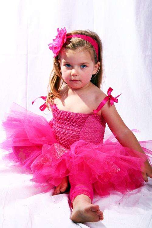 Daizee Fairy Tutu Dress Hot Pink - Short