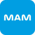 2 MAM dummies / Pacifiers for the price of 1!!! Gorgeous one of a kind logos!!!!