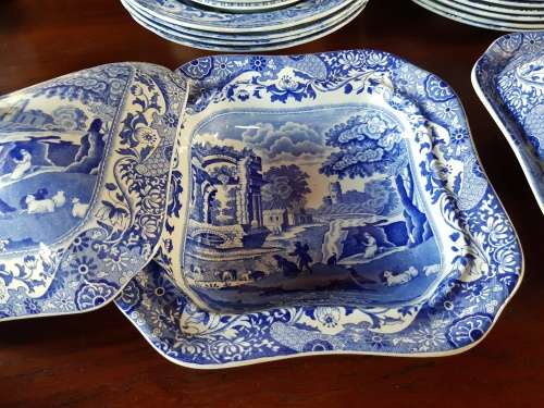 Copeland SPODE part teaset and part dinner service