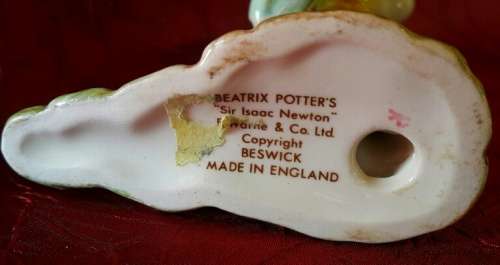 BEATRIX POTTER'S SIR ISAAC NEWTON Beswick figure