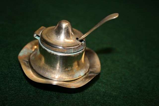 SILVER PLATED SALT