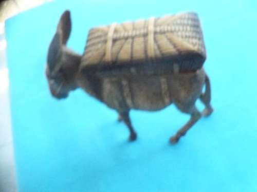 VINTAGE NOVELTY PLASTIC DONKEY CIGARETTE DISPENSER