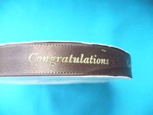 1 ROLL "CONGRATULATIONS ' RIBBON