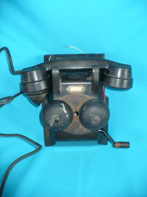 VINTAGE ERICSSON TELEPHONE WITH BELLS & CRANK