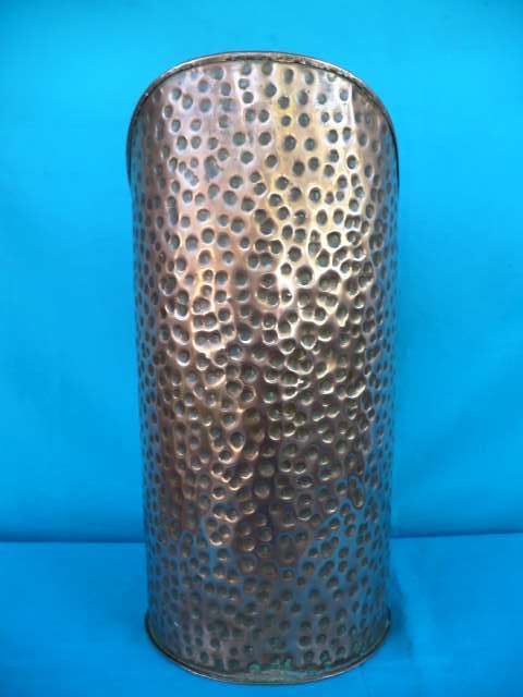 HAND BEATEN COPPER COAL SCUTTLE