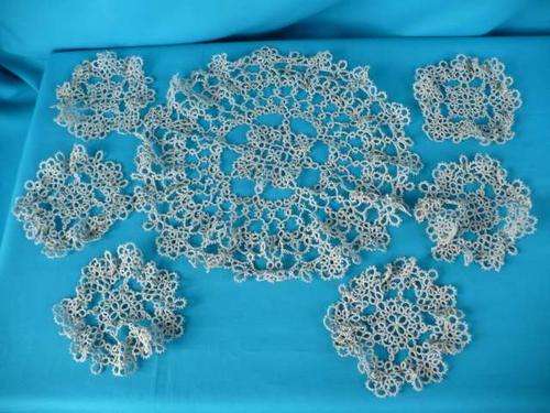 SET OF 7 TATTED DOILIES