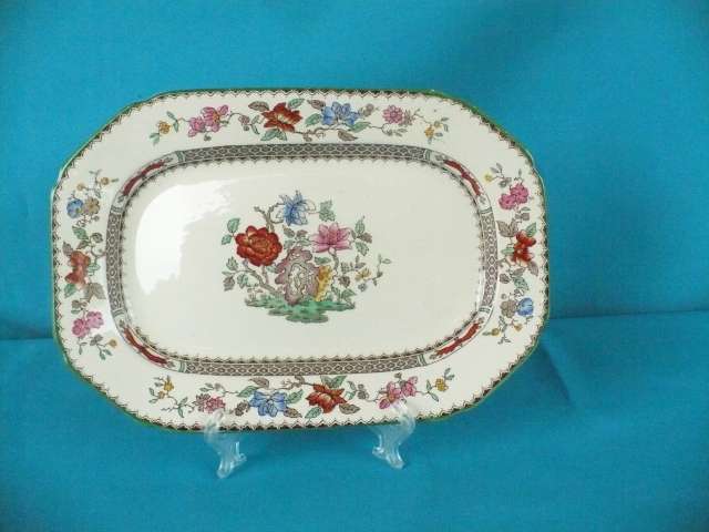 17 DINNER  PIECES  COPELAND SPODE  CHINESE ROSE