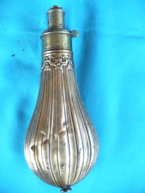 VINTAGE GUN POWDER FLASK