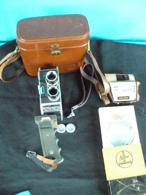 VINTAGE PAILLARD -BOLEX  B 8 MOVIE CAMERA