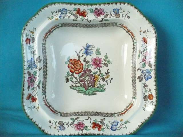 COPELAND SPODE CHINESE ROSE VEGETABLE DISH  NO LID
