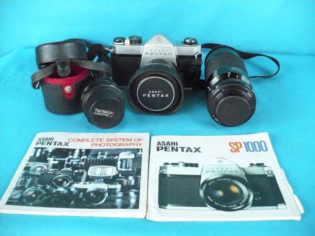 PENTAX ASAHI SP1000 FILM CAMERA + LENSES