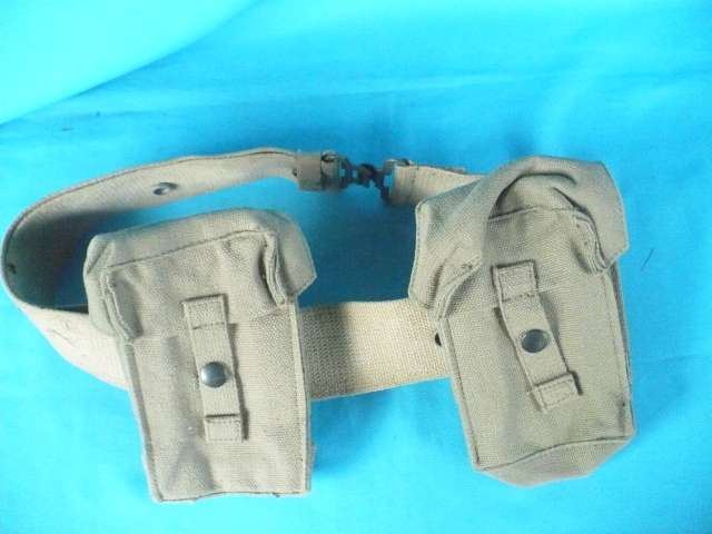 SADF BORDER WAR WEBBING BELT + 2 AMMO POUCHES